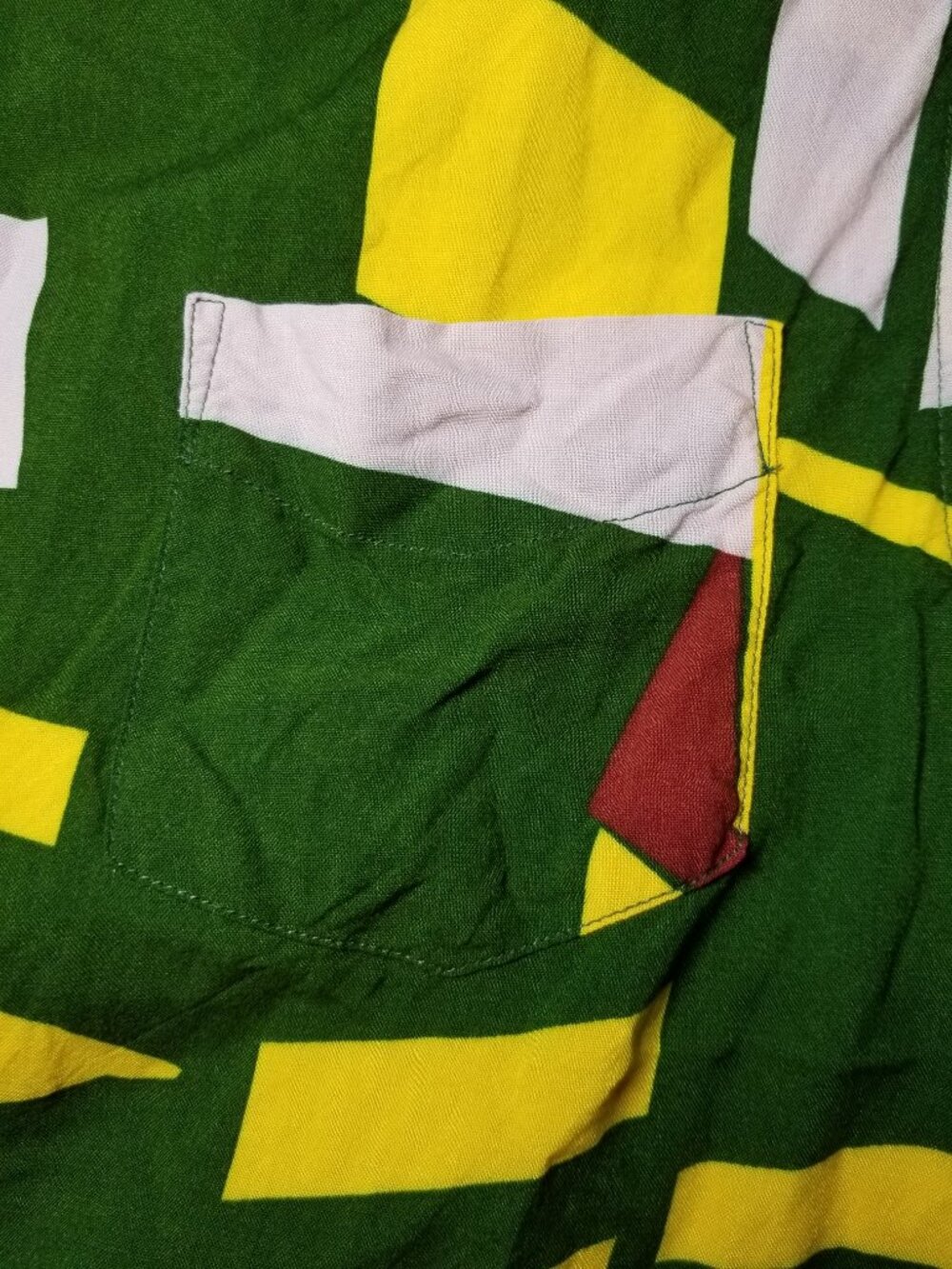 The Designdeal Clothing Company Men XL Button Up Retro Geometric 80s Vintage Rad - Picture 6 of 9